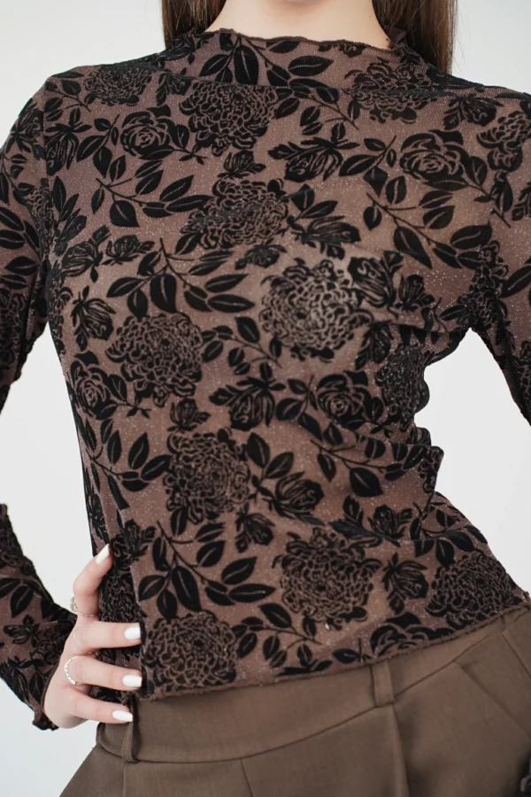 Maglia Fiori Velluto - immagine 6