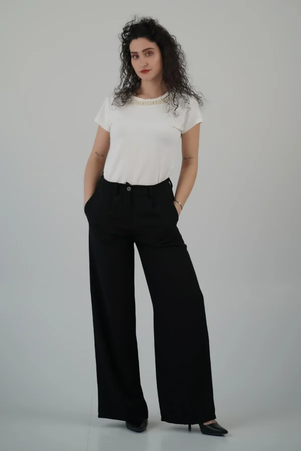 Pantalone Palazzo Bruxelles - Nero