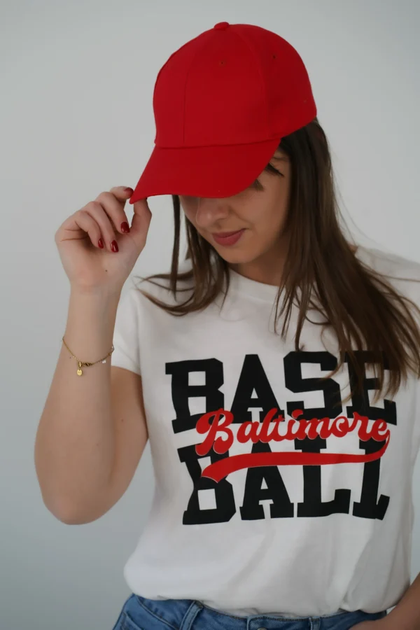 Cappellino Baltimore Rosso - immagine 3