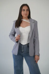 Blazer Firenze - Grigio Perla - immagine 3