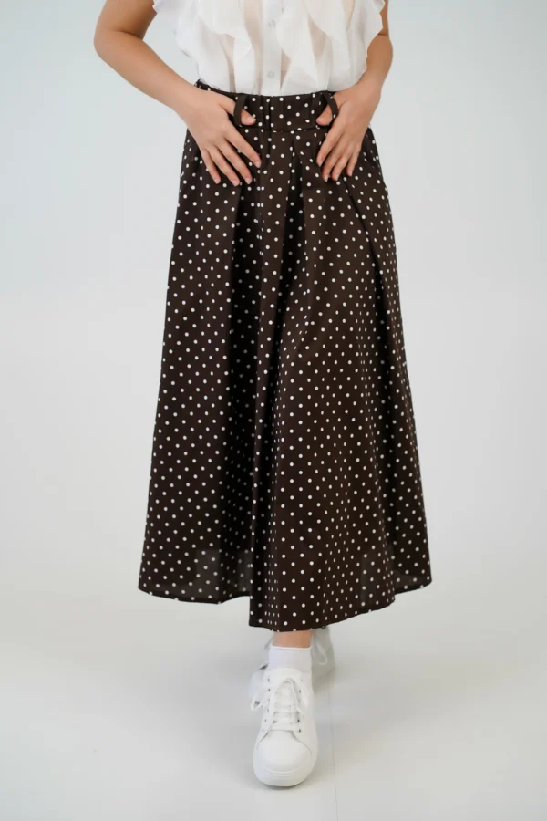 Gonna in Cotone a Pois - immagine 2