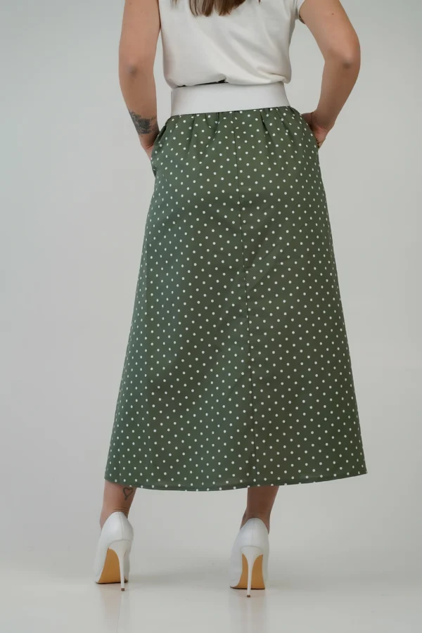 Gonna in Cotone a Pois - immagine 8