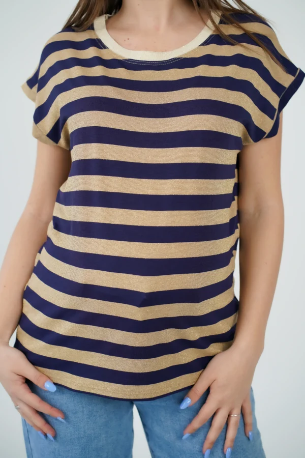 T-Shirt Righe Lurex - immagine 17