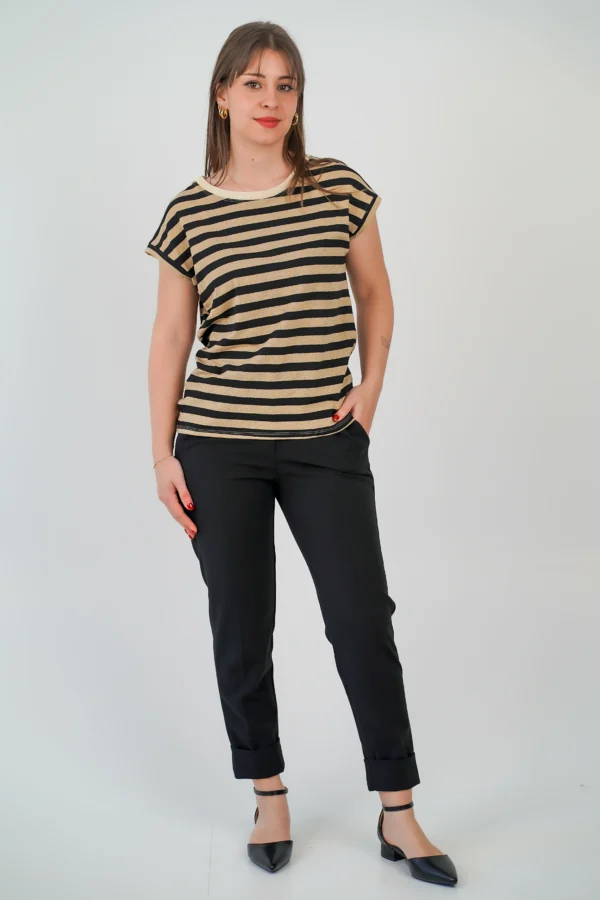 T-Shirt Righe Lurex - immagine 15