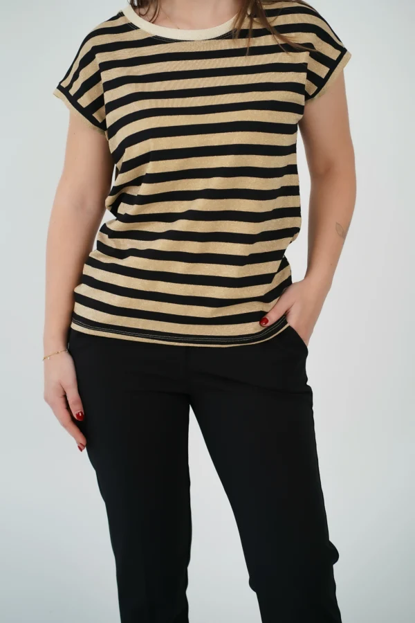 T-Shirt Righe Lurex - immagine 14