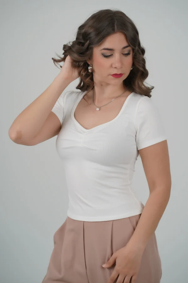Maglia Fiorella - Bianco