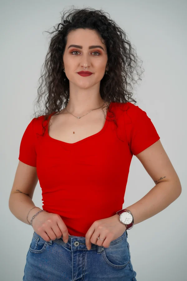 Maglia Fiorella - Rosso