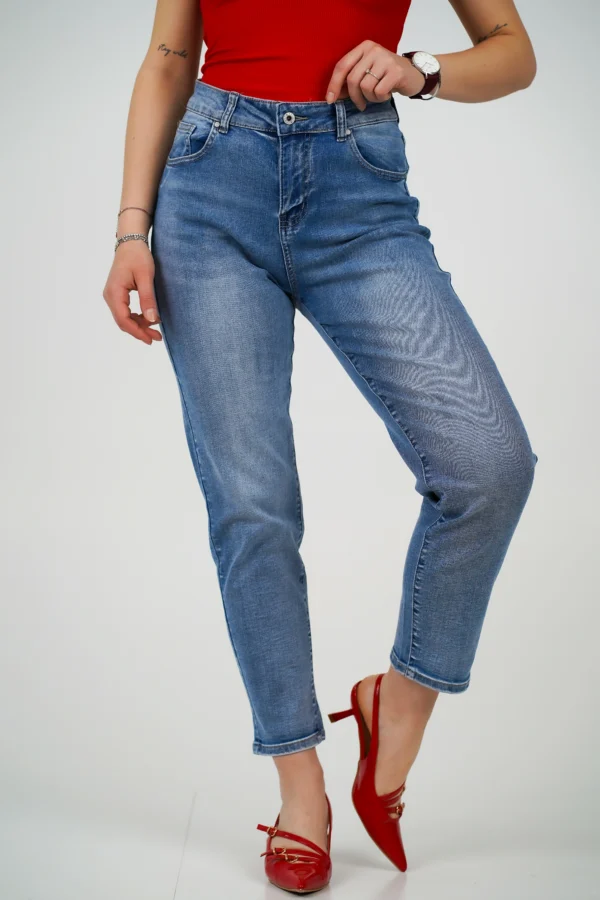 Jeans Mom Fit - Blu Classic