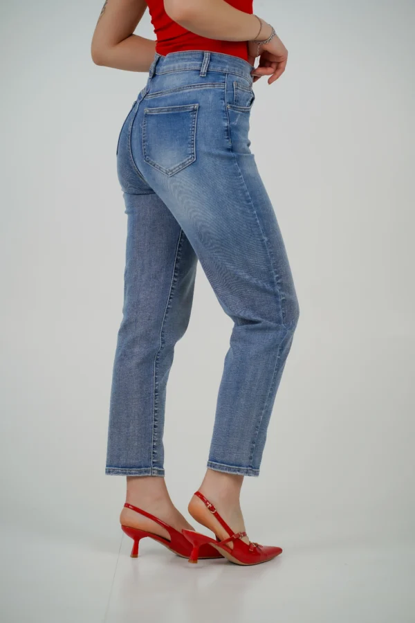 Jeans Mom Fit - Blu Classic - immagine 2