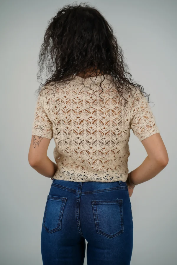 Maglia Polo Crochet - immagine 4