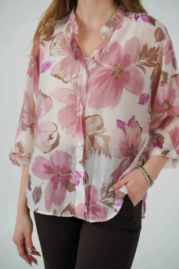 Camicetta Flora - Rosa - immagine 4