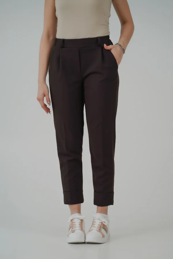 Pantalone Ginevra - S-40/42, Cioccolato
