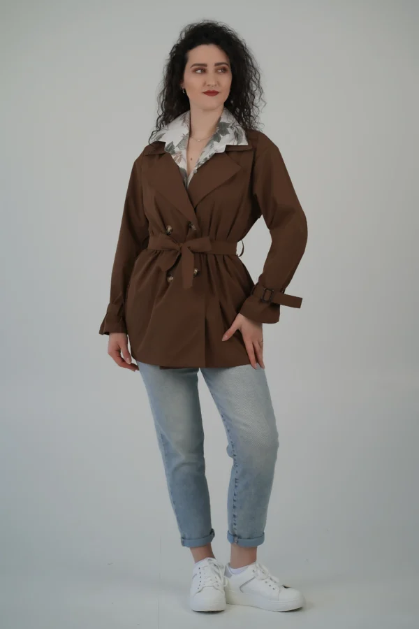 Trench Corto in Cotone