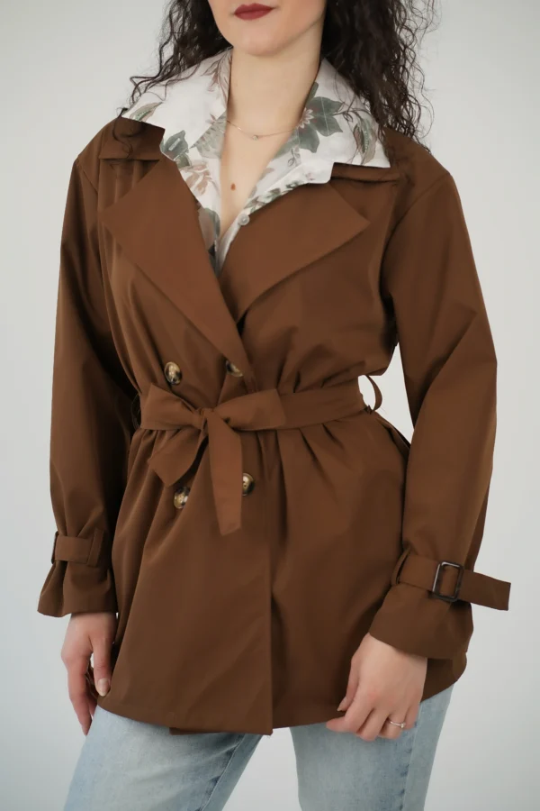 Trench Corto in Cotone - immagine 4