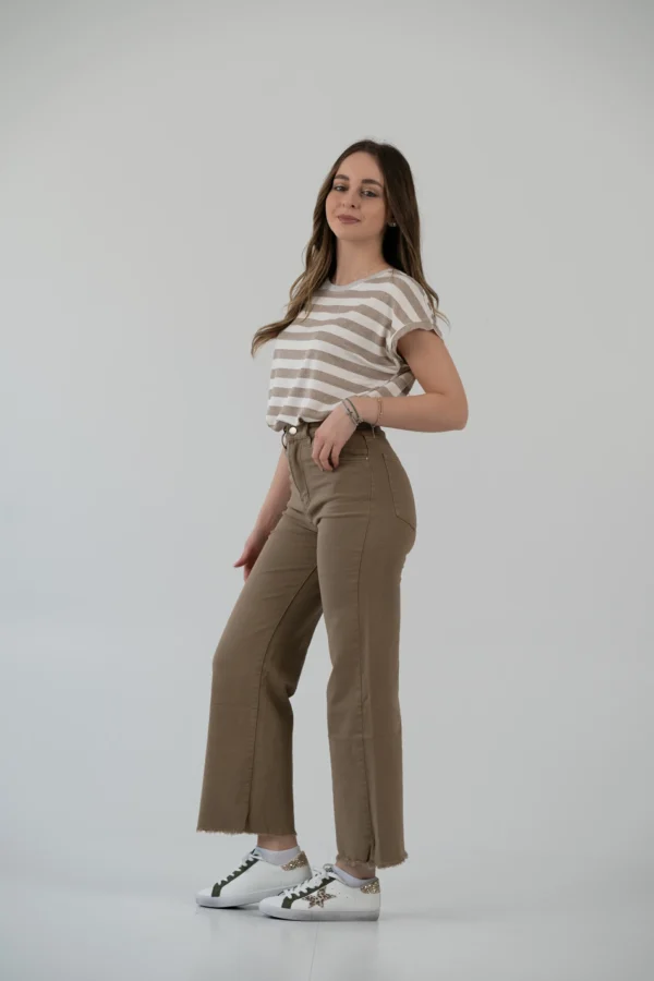 T-Shirt Righe Lurex - immagine 7