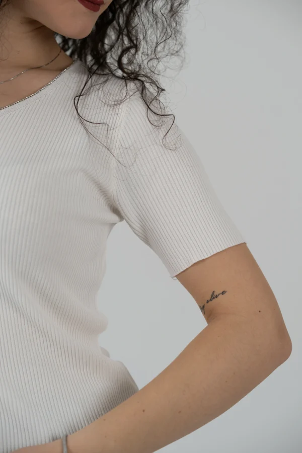 Maglia Scollo Brillantini - immagine 12