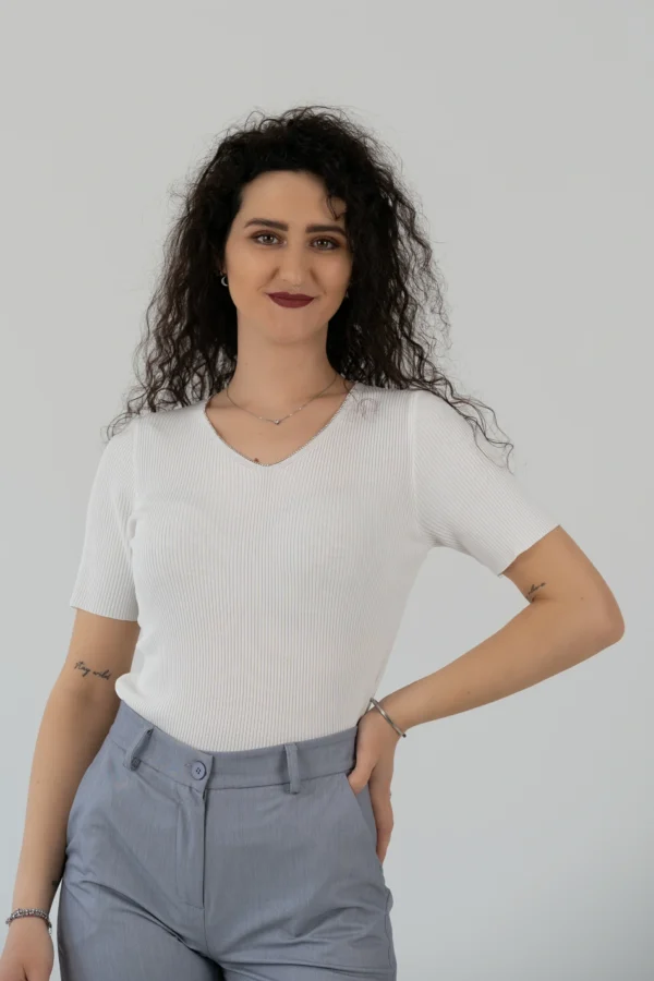Maglia Scollo Brillantini - immagine 6