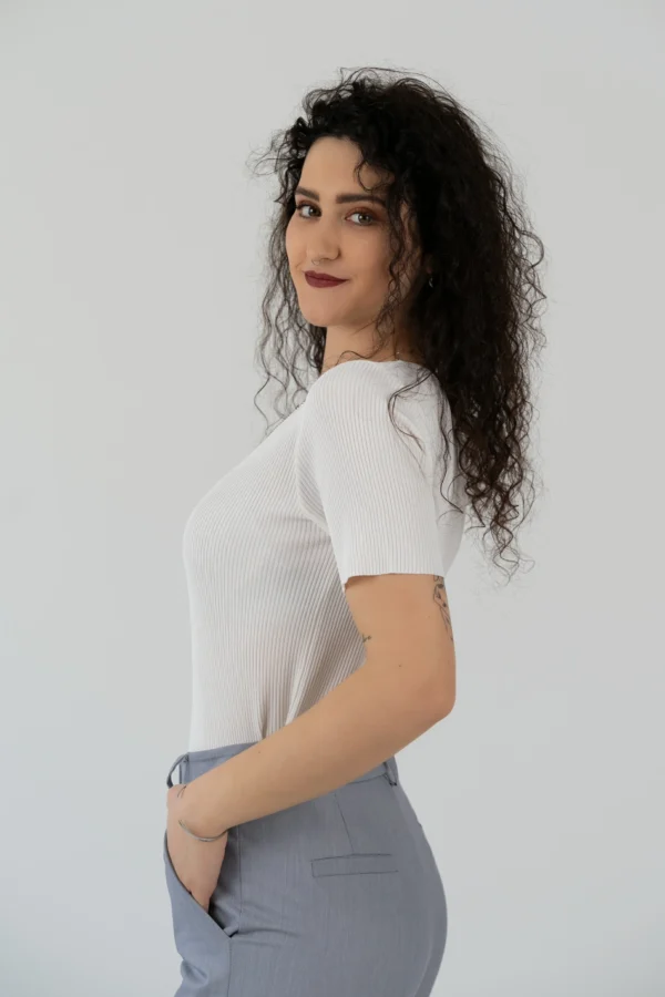 Maglia Scollo Brillantini - immagine 9