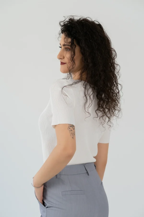 Maglia Scollo Brillantini - immagine 10