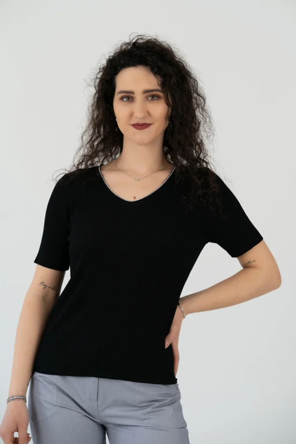 Maglia Scollo Brillantini - immagine 14