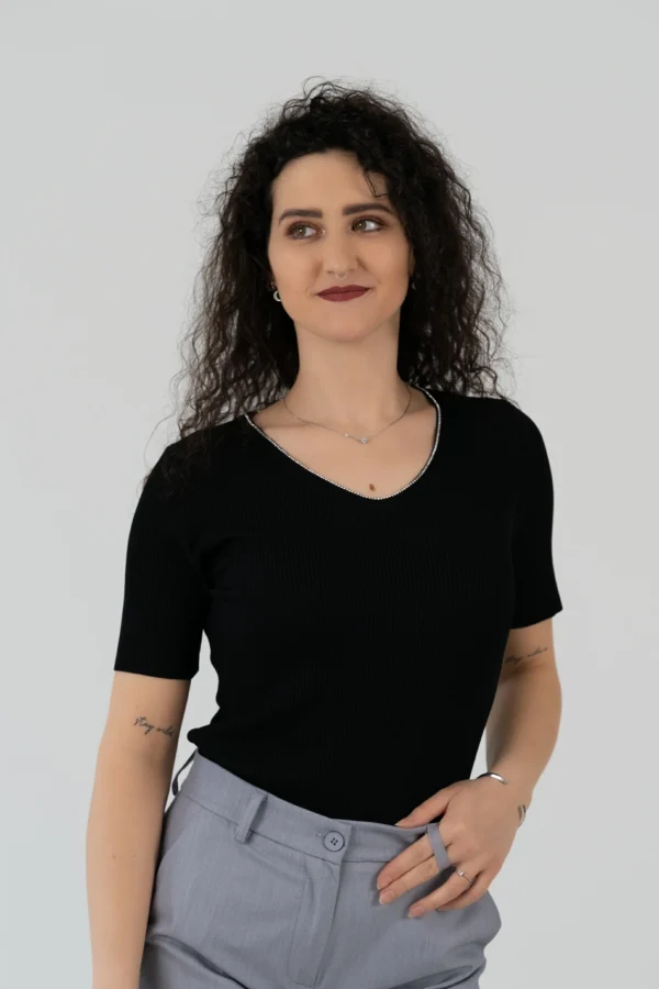 Maglia Scollo Brillantini - immagine 13
