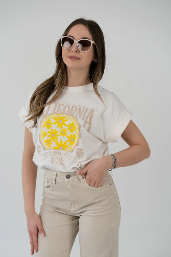 T-Shirt California Flower