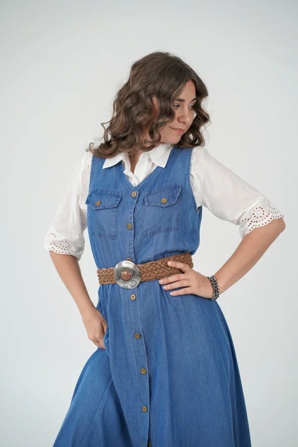 Camicia Crop Sangallo - immagine 6