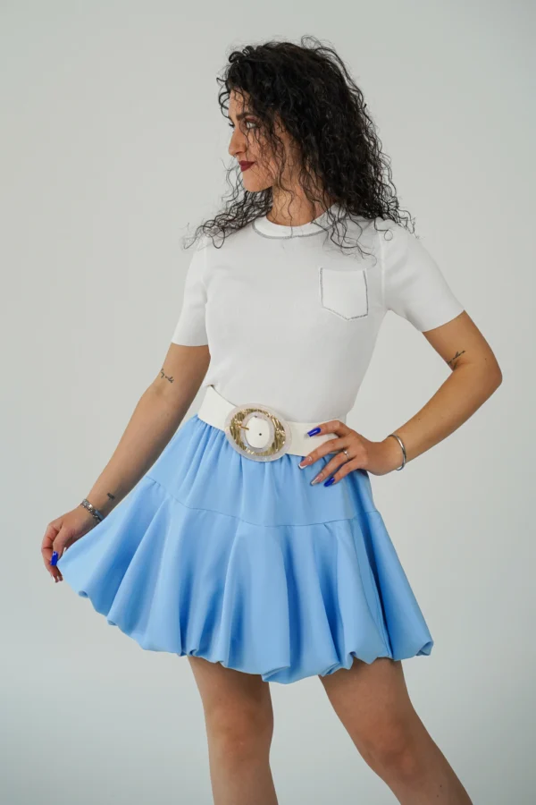 Maglia Collo e Taschina Brillantini - immagine 6