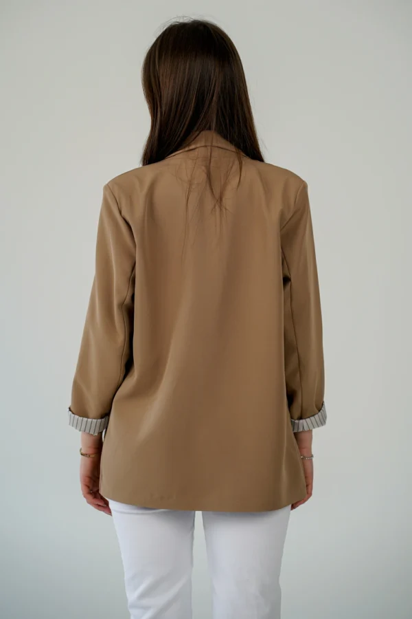 Blazer Over con Fodera a Righe - immagine 6