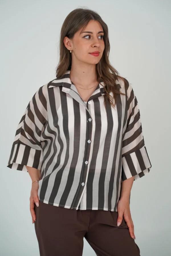 Camicetta Ambra Righe - immagine 2