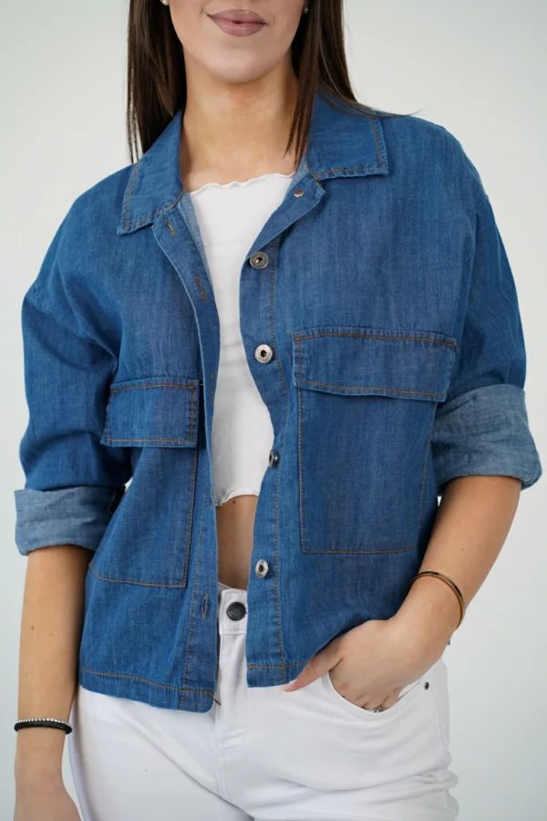 Shacket in Jeans - immagine 2