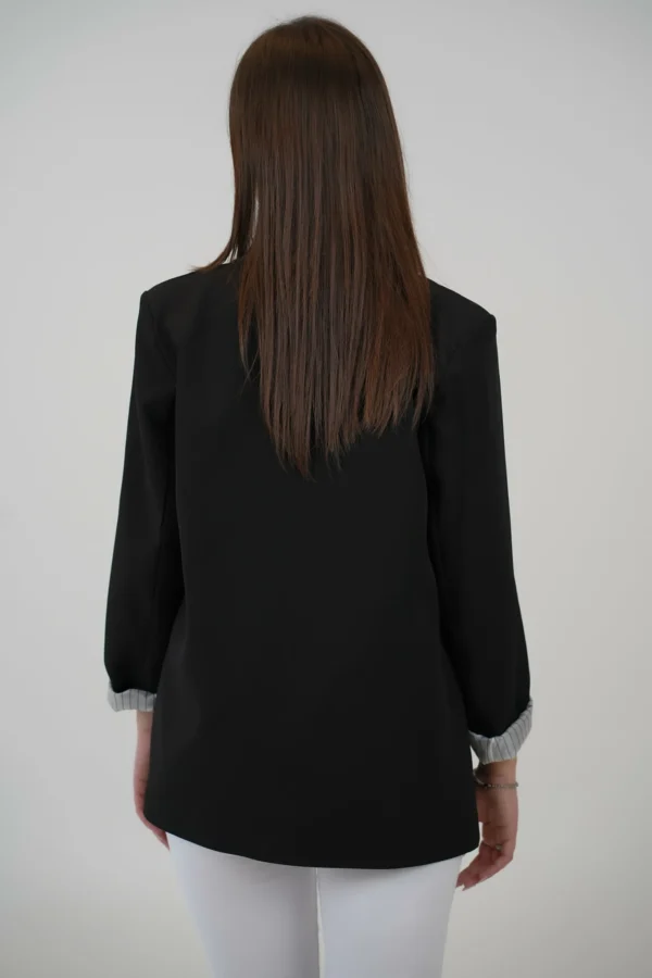 Blazer Over con Fodera a Righe - immagine 12
