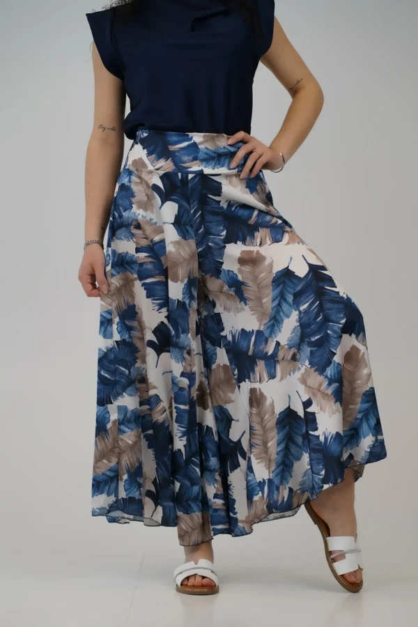 Pantalone Trapezio Foglie - immagine 3