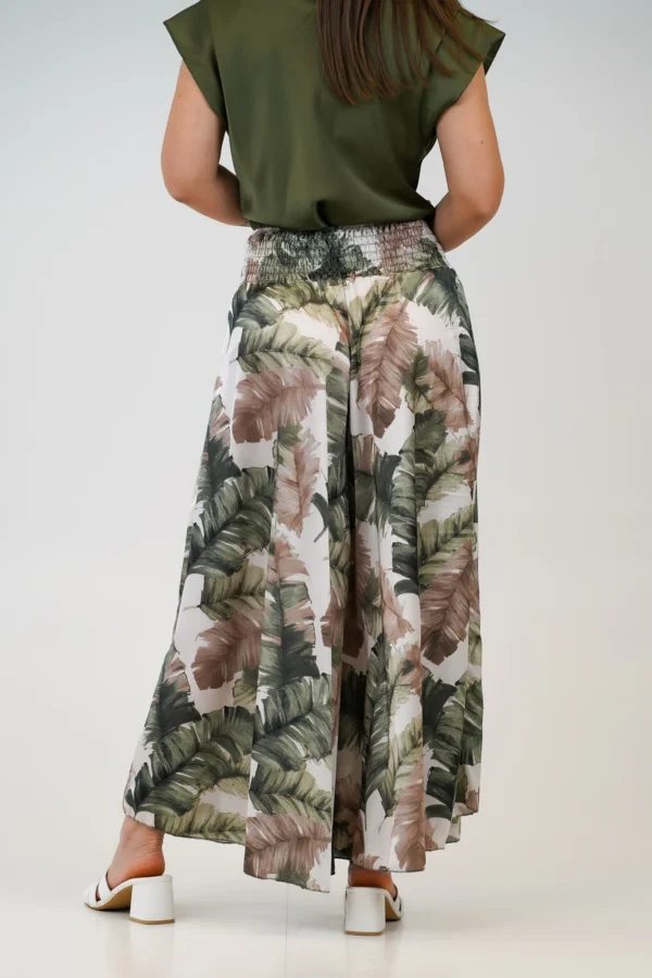 Pantalone Trapezio Foglie - immagine 6
