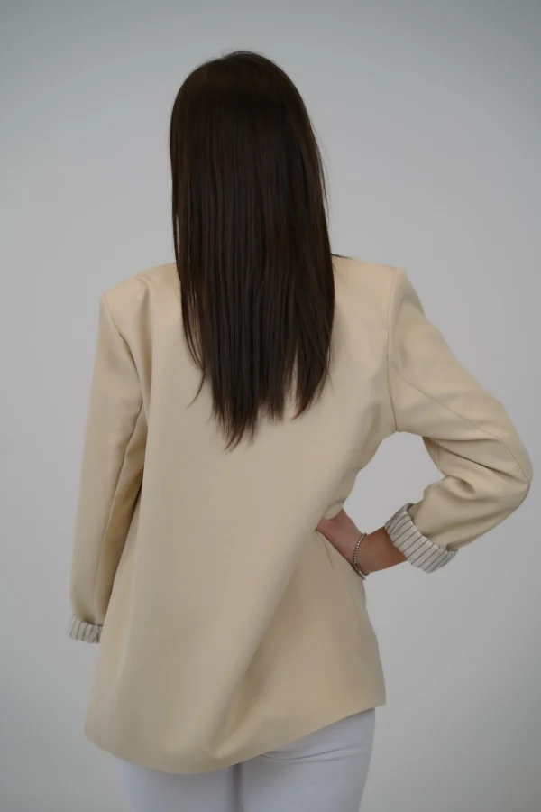 Blazer Over con Fodera a Righe - immagine 15