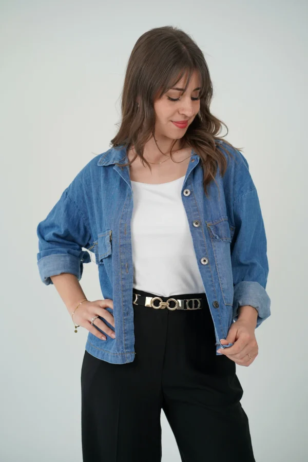 Shacket in Jeans - immagine 2