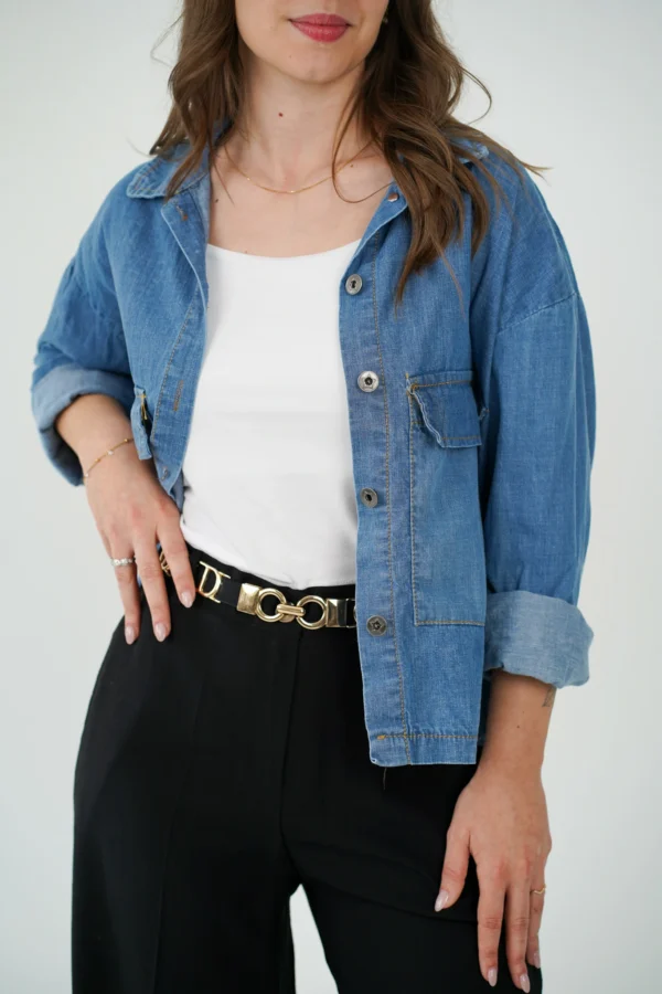 Shacket in Jeans - immagine 3