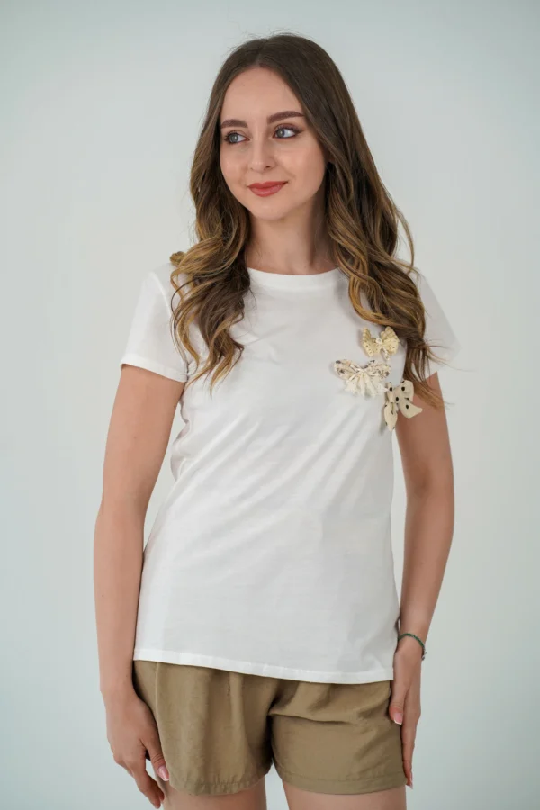 T-Shirt Tris Fiocchetti - immagine 2