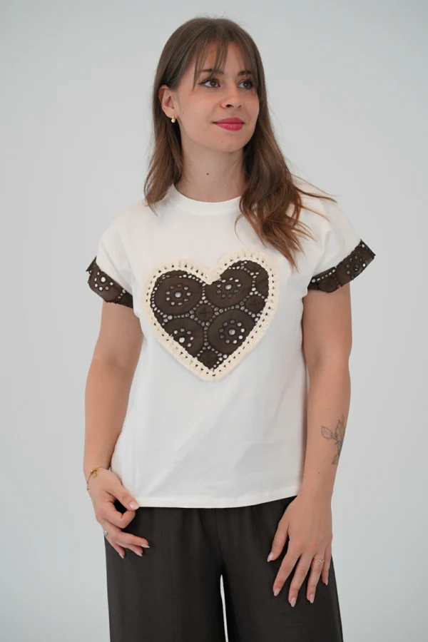 T-Shirt Cuore Nappine - immagine 2