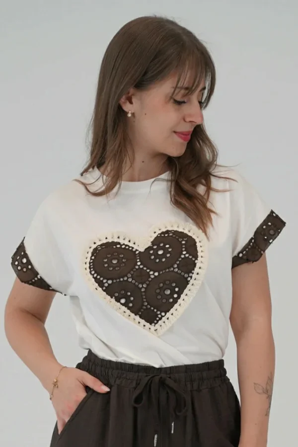 T-Shirt Cuore Nappine