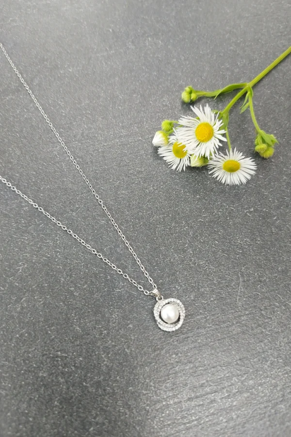 Collana Perlina e Strass - immagine 2