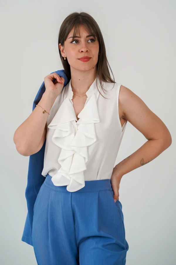 Camicetta Viky Smanicata