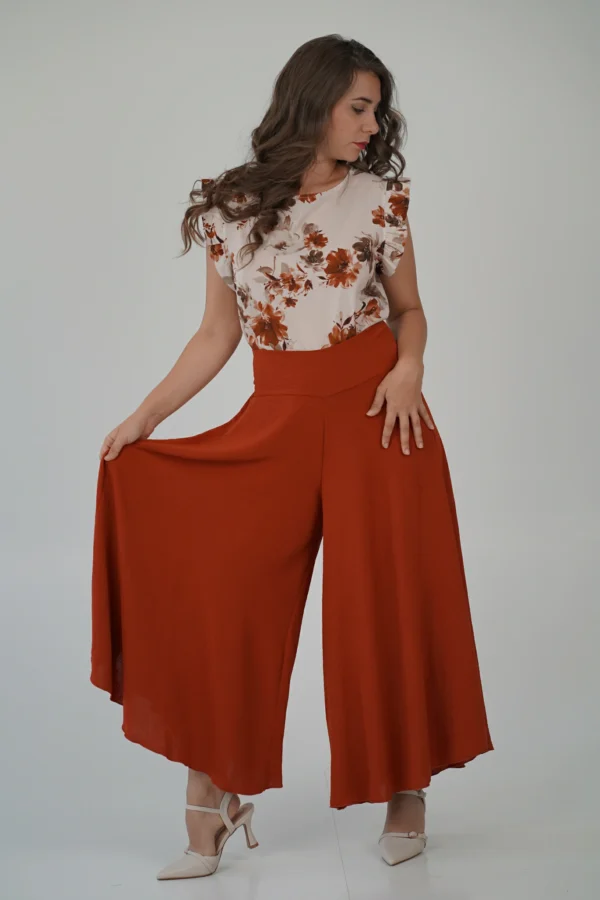 Pantalone Trapezio - Tinta Unita - immagine 3