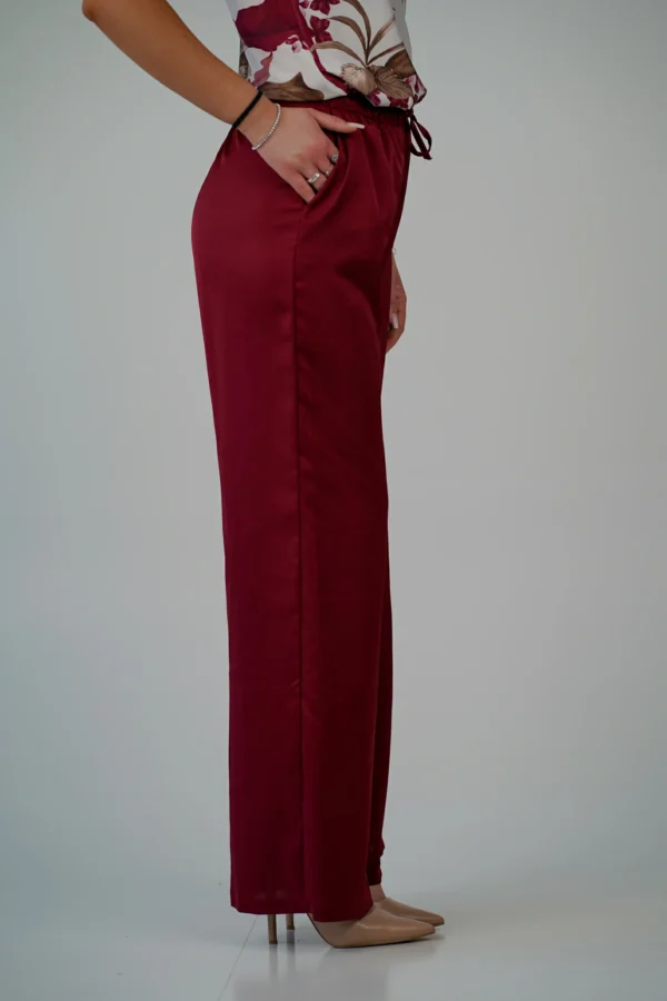 Pantalone Palazzo Satin - immagine 3