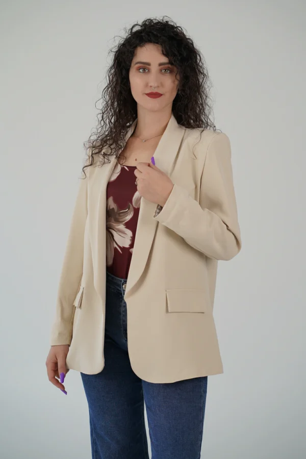 Blazer Over con Fodera a Righe - immagine 18