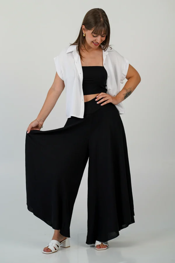 Pantalone Trapezio - Tinta Unita