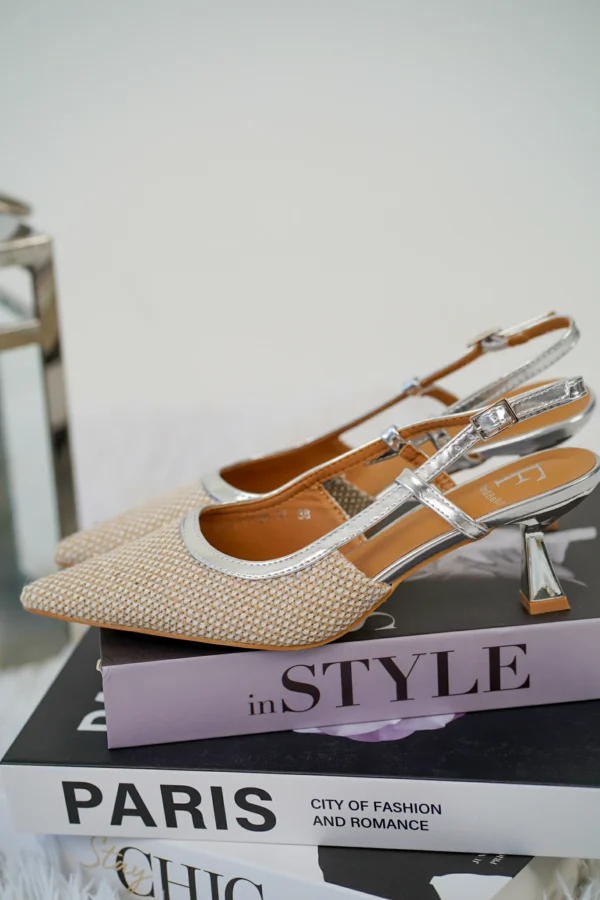 Slingback Portofino - Argento