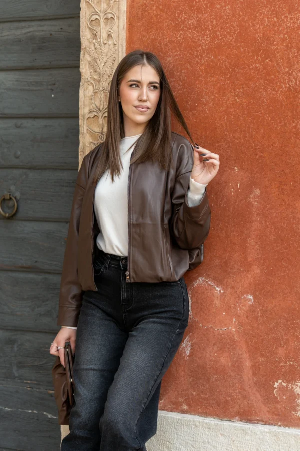 Giubbotto Bomber Ecopelle