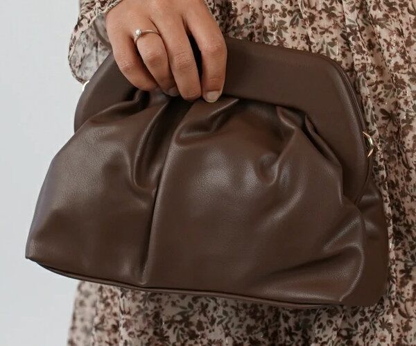 Borsetta Clutch - Cioccolato