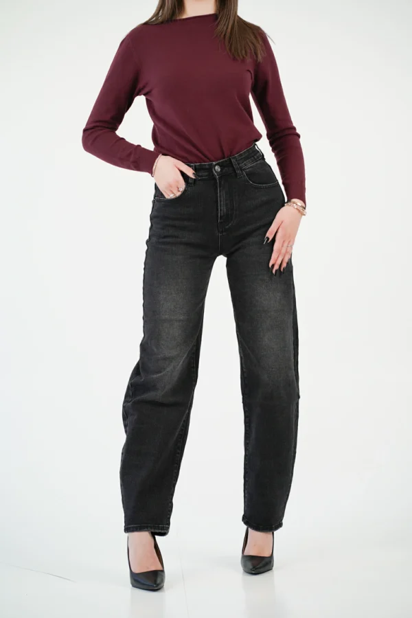 Jeans Balloon Fit – Nero Fumé - immagine 2